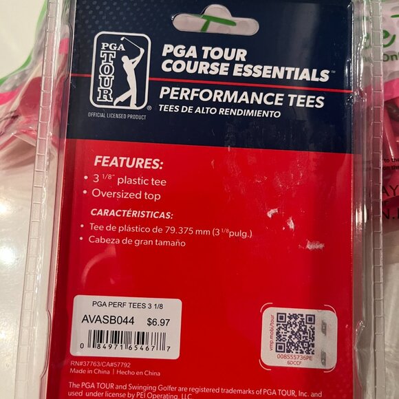 Golf Tee Bundle PGA Tour and Tee Time Performance Tees (new/m/x) - Picture 4 of 9